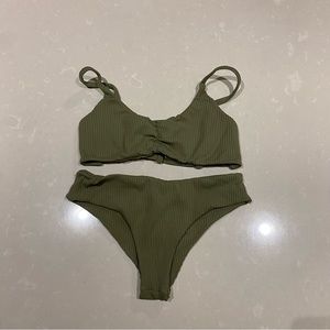 San Lorenzo Ribbed Bikini Set